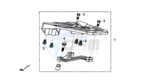 Joymax 300i ABS drawing TRUNK BOX BRACKET ASSY