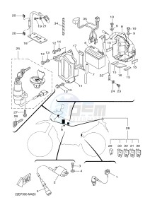 WR125R (22B7 22B7 22B7) drawing ELECTRICAL 1