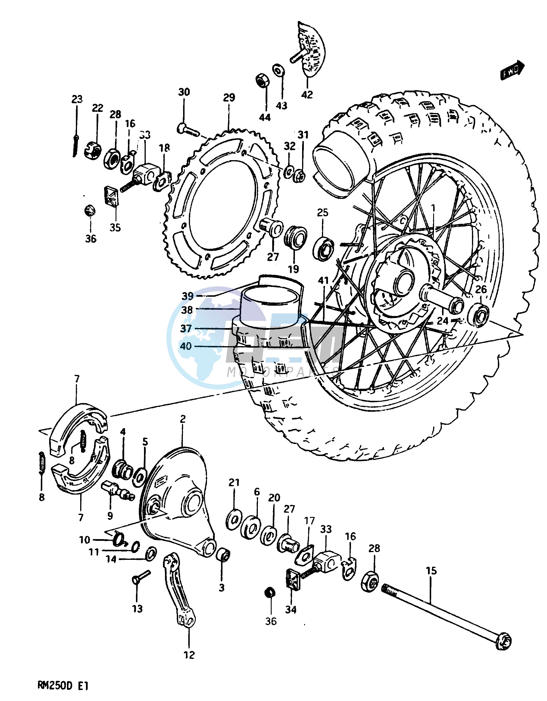 REAR WHEEL MODEL Z