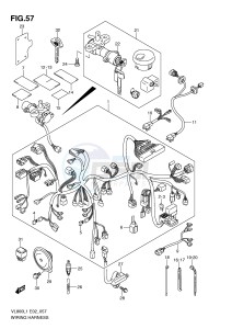 VL800 (E2) VOLUSIA drawing WIRING HARNESS (VL800L1 E2)