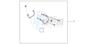 VT750CA9 UK - (E / MKH MME ST) drawing CH S/B SUPPORT