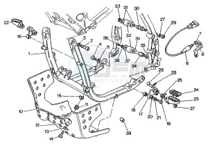 ELEPHANT 900 drawing FOOTREST