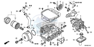 VFR1200XDLE CrossTourer ED drawing OIL PUMP (VFR1200XD/XDA/XDL/XDS)