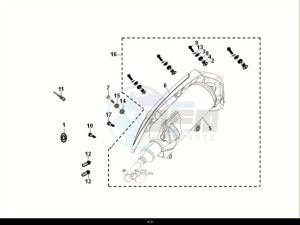 SYMPHONY ST 125 (XL12W1-EU) (E5) (M1) drawing EXHAUST MUFFLER