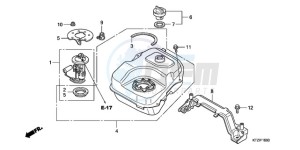 PES125R9 UK - (E / STC 2E) drawing FUEL TANK