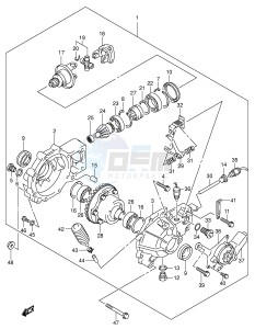 LT-A500F (P28-P33) drawing FINAL BEVEL GEAR (FRONT)('~05 10)