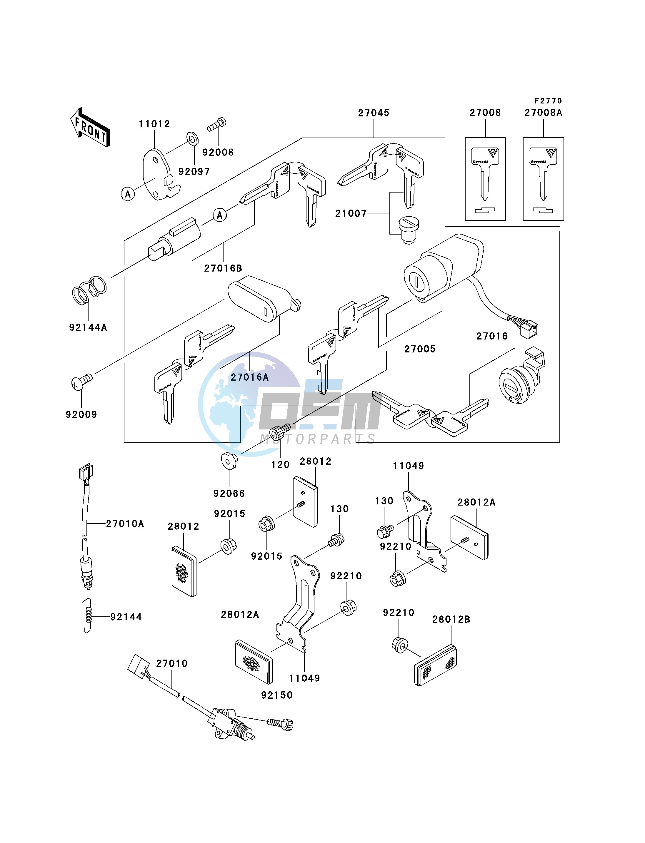 IGNITION SWITCH_LOCKS_REFLECTORS