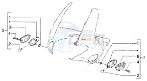 Runner 50 SP drawing Front direction indicators