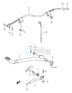 LT80 (P1) drawing BRAKE PEDAL