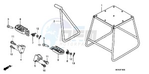 CRF450RB drawing STAND/ STEP