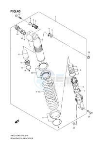 RM-Z 450 drawing REAR SHOCK (K8-K9)