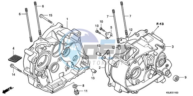 CRANKCASE (CRF80F)