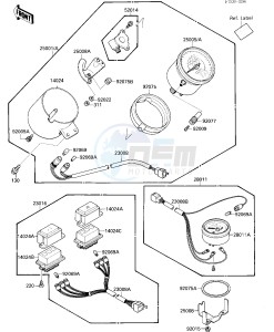 VN 1500 A [VULCAN 88] (A1-A5) [VULCAN 88] drawing METER