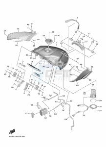 NIKEN MXT850 (BD5F) drawing FUEL TANK