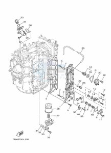 FL150BETX drawing CYLINDER-AND-CRANKCASE-3