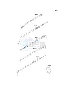 EX 500 D [NINJA 500R] (D6F-D9F) D9F drawing CABLES