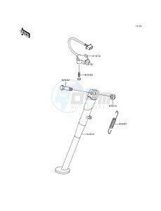 KL 250 D [KLR250] (D10-D14) [KLR250] drawing STAND-- S- -