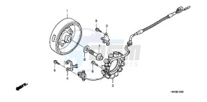 TRX400XC drawing GENERATOR