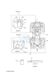 YFM700FWB YFM70KDHG KODIAK 700 HUNTER (B168) drawing EMBLEM & LABEL 1