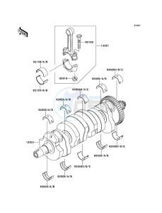 Z750 ZR750LBF FR GB XX (EU ME A(FRICA) drawing Crankshaft