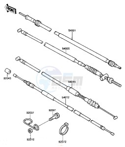 KLT 250 C [PRAIRIE] (C2-C3) [PRAIRIE] drawing CABLES -- 84-85 C2_C3- -