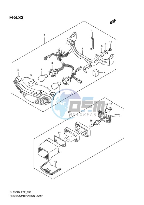 REAR COMBINATION LAMP