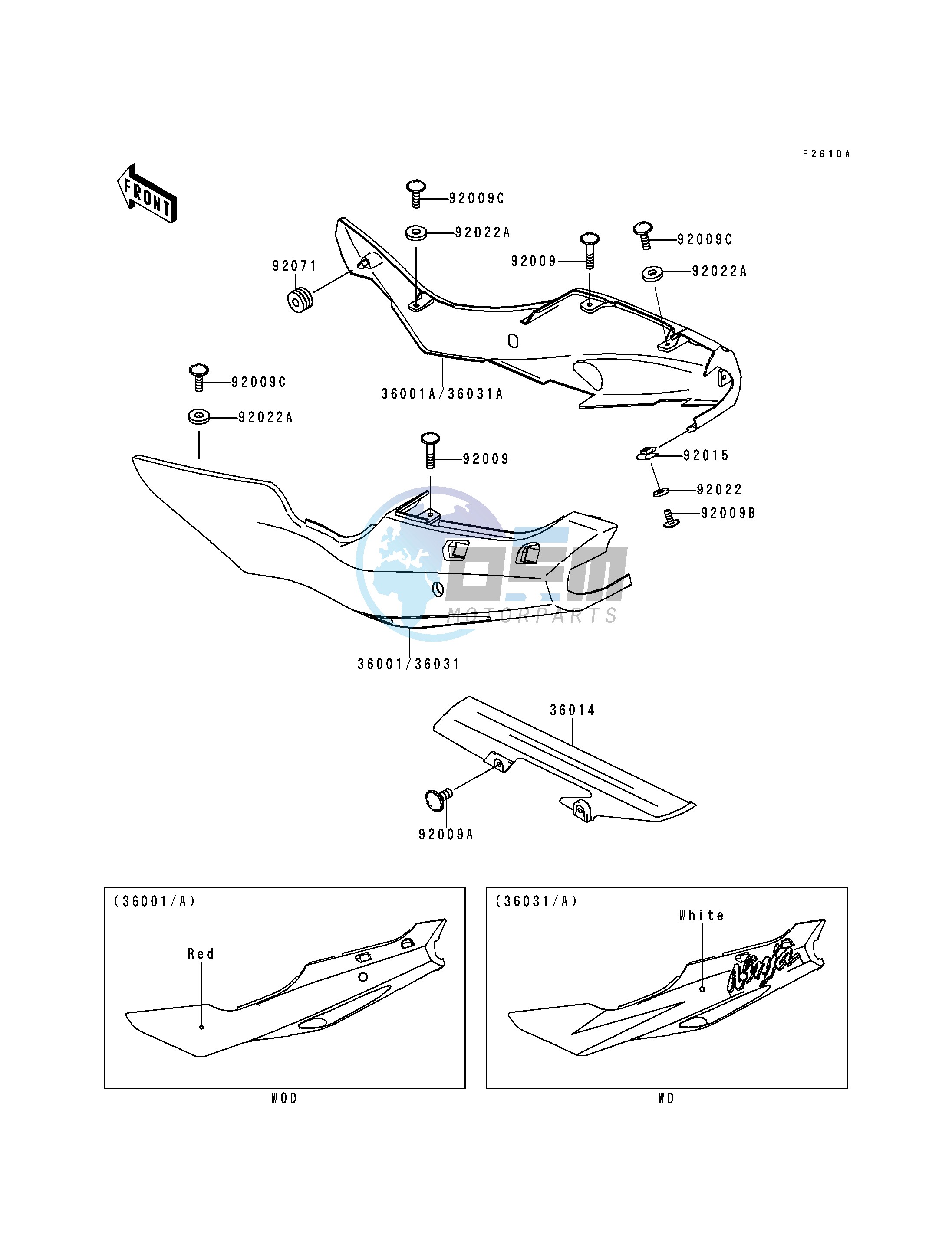 SIDE COVERS_CHAIN COVER-- ZX600-F2- -