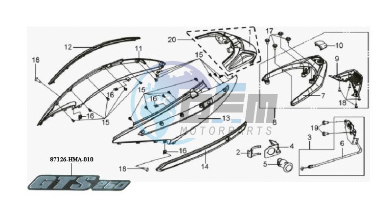 COWLING / TAIL LIGHT