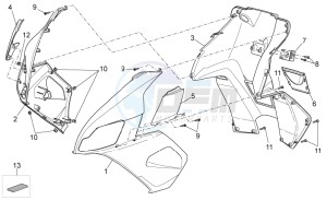 SR 50 ie AND carb. USA drawing Front body III