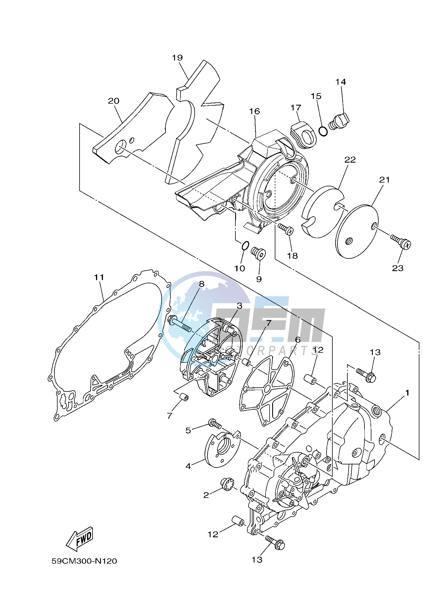 CRANKCASE COVER 1