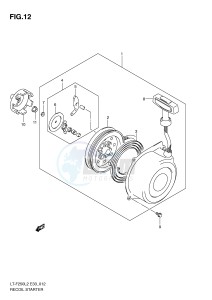 LT-F250 (E33) drawing RECOIL STARTER