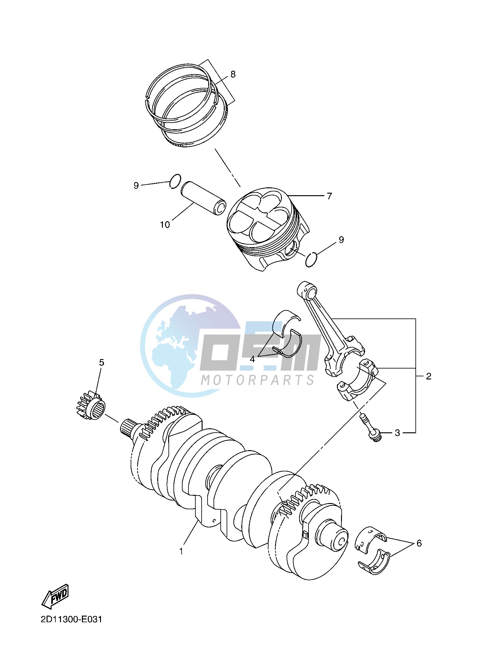 CRANKSHAFT & PISTON