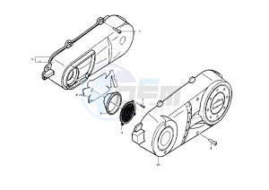 X9 500 drawing Clutch cover