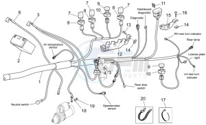 Griso S.E. 1200 8V USA-CND drawing Electrical system II