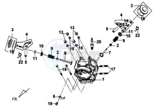 MIO 50 L5-L6 drawing CHAIN / CHAIN TENSIONER  / CHAIN GUIDE