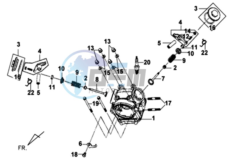 CHAIN / CHAIN TENSIONER  / CHAIN GUIDE