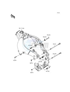 NINJA ZX-10R ZX1000JFFA FR XX (EU ME A(FRICA) drawing Engine Mount