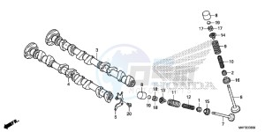 CBR1000RAH 2ED - (2ED) drawing CAMSHAFT/ VALVE