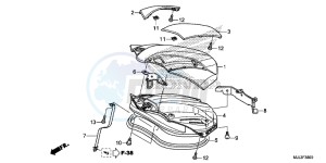 NC750XAE NC750XA Europe Direct - (ED) drawing LUGGAGE LID