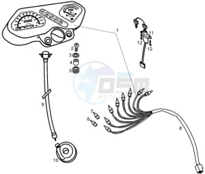 SMT 50 drawing Speedometer and components