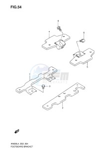 AN650Z ABS BURGMAN EXECUTIVE EU drawing FOOTBOARD BRACKET