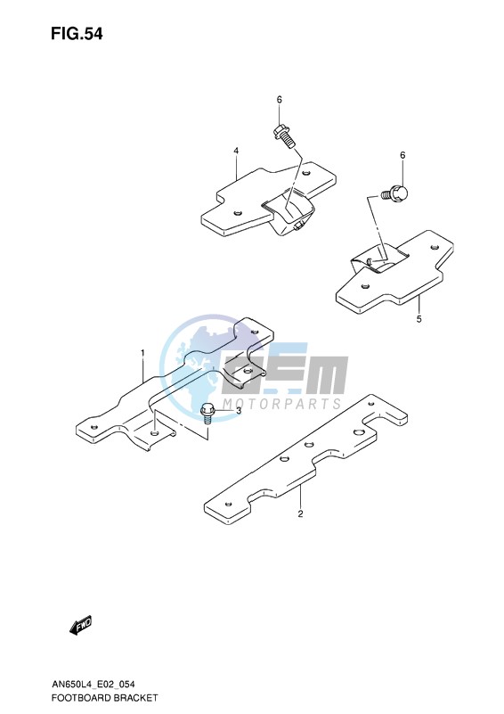 FOOTBOARD BRACKET