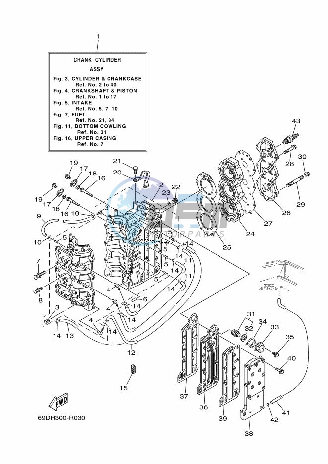 CYLINDER--CRANKCASE