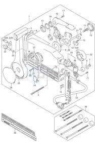 DF 9.9 drawing Remote Control w/Remote Control