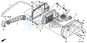 FES125AC drawing AIR CLEANER