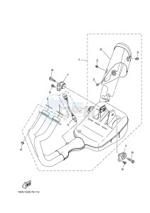 MT07A MT-07 ABS 700 (BU23) drawing EXHAUST