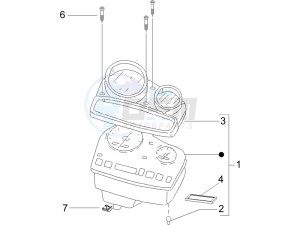 Stalker 50 Special Edition drawing Meter combination - Cruscotto