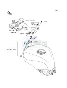 NINJA ZX-10R ZX1000D6F FR GB XX (EU ME A(FRICA) drawing Steering Damper