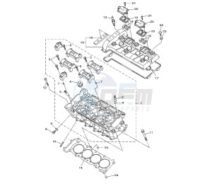 XJ6-N 600 drawing CYLINDER HEAD