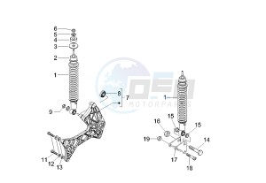 Runner VX 4T 125 drawing Rear Damper